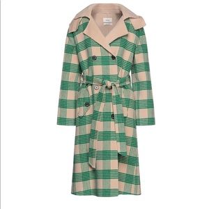 Vicolo Coat Beige/Green Made in Italy